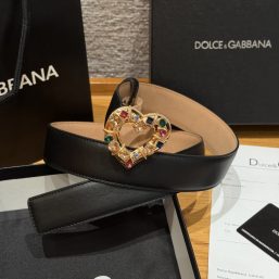 2025 New Dolce & Gabbana Leather Belt
